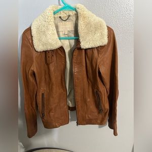 Banana republic leather jacket